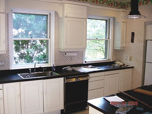 BEFORE old kitchen