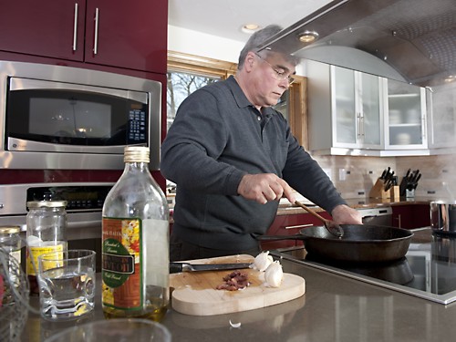 AFTER John has plenty of room to have all his ingredients close at hand