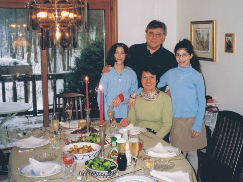 BEFORE the Molnar family in the diningroom