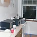 DURING old upper cabinets are gone